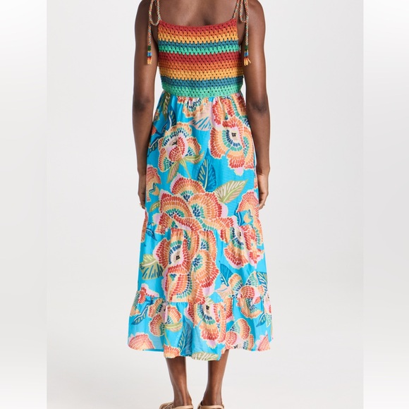 NWOT Farm Rio Dewdrop Spectrum Coverup dress size M - Picture 6 of 6